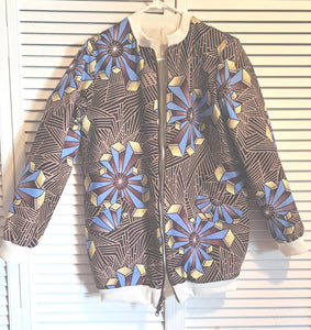 Printed Bomber Jacket