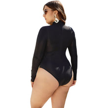 Load image into Gallery viewer, One Piece Black Swimsuit
