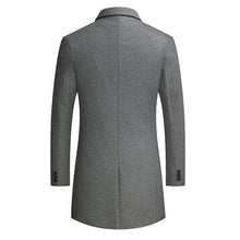 Load image into Gallery viewer, Men Autumn Long Wool Coat
