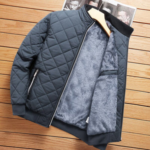 Mens Diamond Pattern Fleece